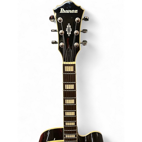 Used Ibanez AF75 Black Cherry Hollow Body Electric Guitar