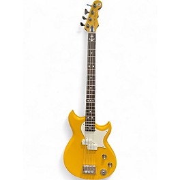Used Reverend Mike Wattplower Yellow Electric Bass Guitar