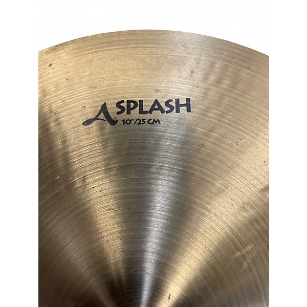 Used Zildjian 10in A SPLASH Cymbal
