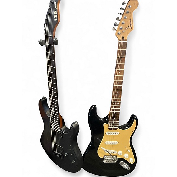 Used ESP SN-10007B Black Solid Body Electric Guitar