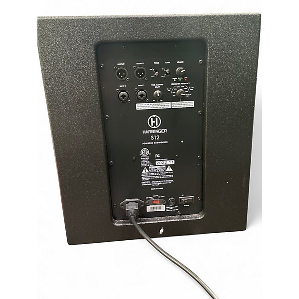 Used Harbinger S12 Powered Subwoofer
