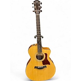 Used Taylor 214ce plus Natural Acoustic Electric Guitar