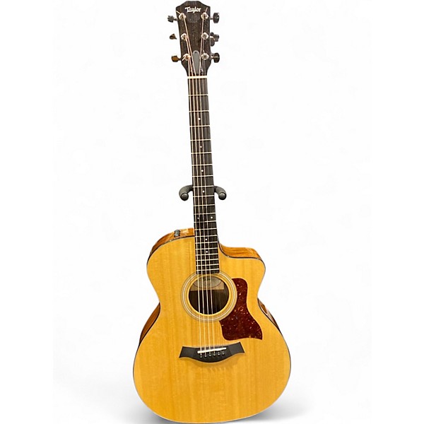 Used Taylor 214ce plus Natural Acoustic Electric Guitar
