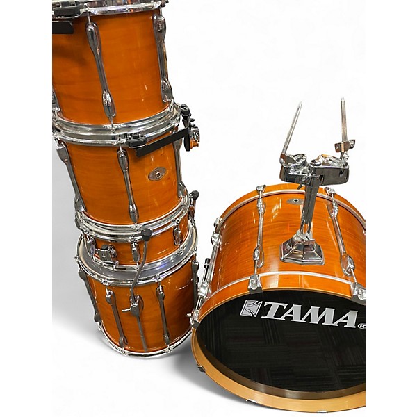Used TAMA 5 Piece Rockstar HONEY AMBER Drum Kit