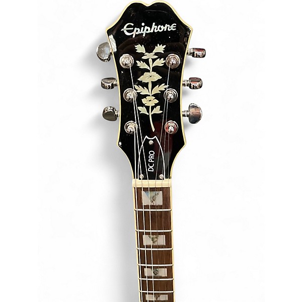 Used Epiphone DC Pro GREY BURST Solid Body Electric Guitar