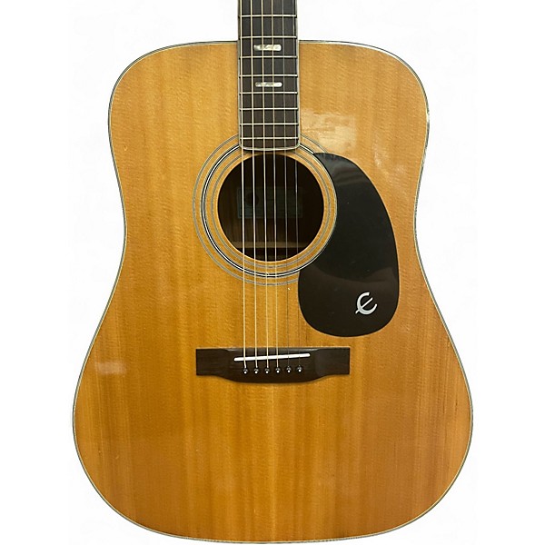 Vintage 1970s Epiphone FT-350 EL DARDO Vintage Natural Acoustic Guitar