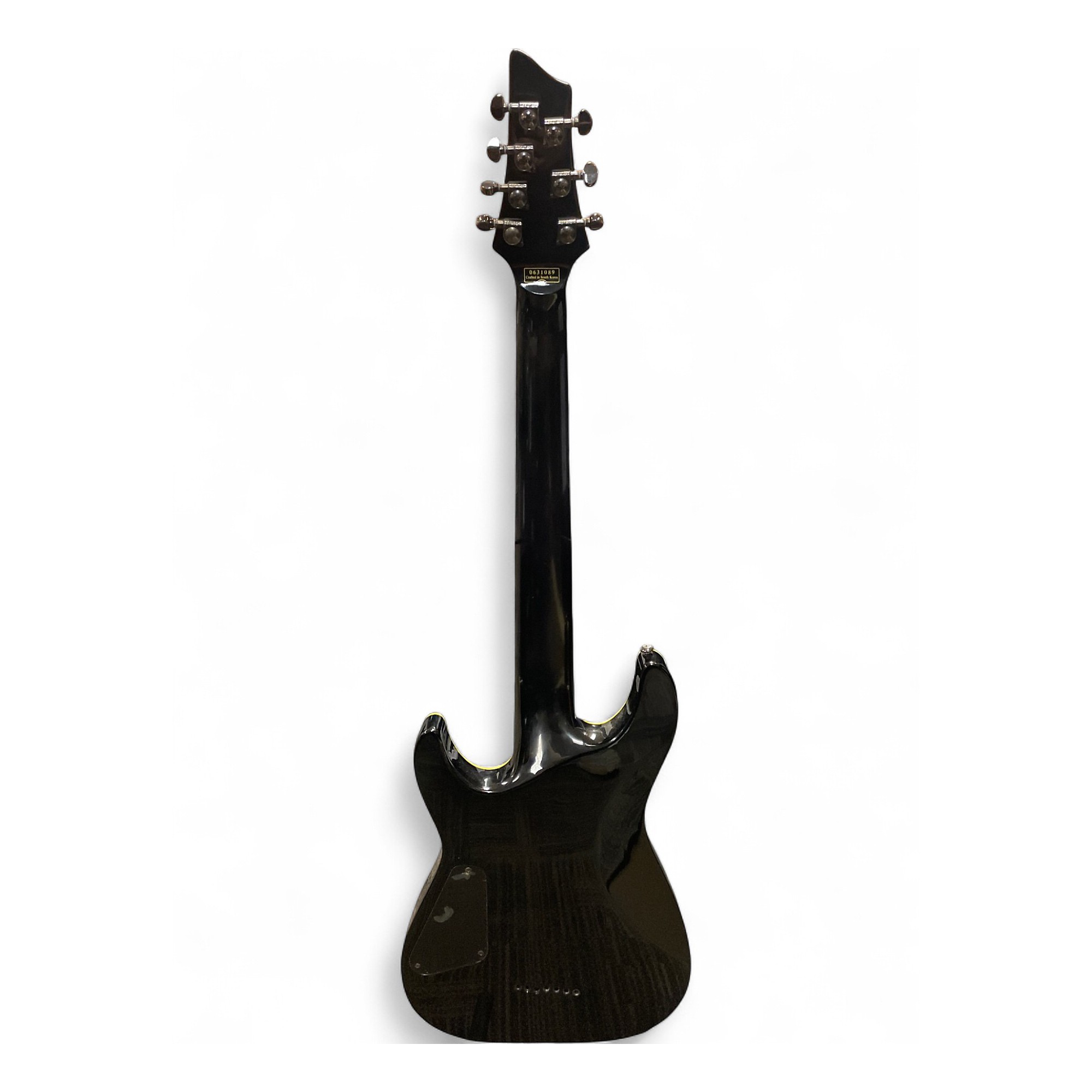 Used Schecter Guitar Research Blackjack C7 Black Solid Body