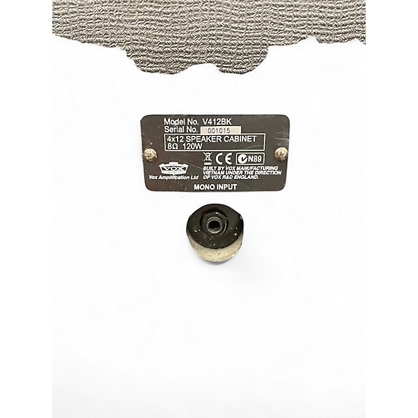 Used VOX V412BK Guitar Cabinet