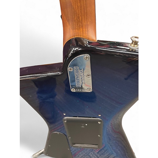 Used Ernie Ball Music Man St. Vincent Signature Trans Blue SPARKLE Solid Body Electric Guitar