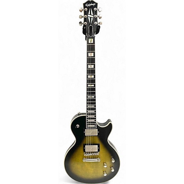 Used Epiphone Les Paul Prophecy GX Olive Tiger Aged Gloss Solid Body Electric Guitar