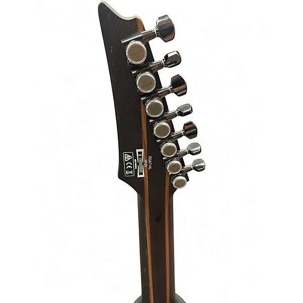 Used Ibanez RGA71AL Axion Label 7 String AURORA BURST FLAT Solid