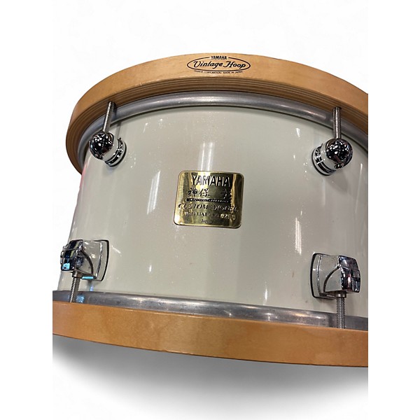 Used Yamaha 13in AKIRA JIMBO Arctic White Drum