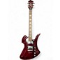Used B.C. Rich Masterpiece Mockingbird Dragon's Blood Red Solid Body Electric Guitar thumbnail