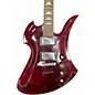 Used B.C. Rich Masterpiece Mockingbird Dragon's Blood Red Solid Body Electric Guitar