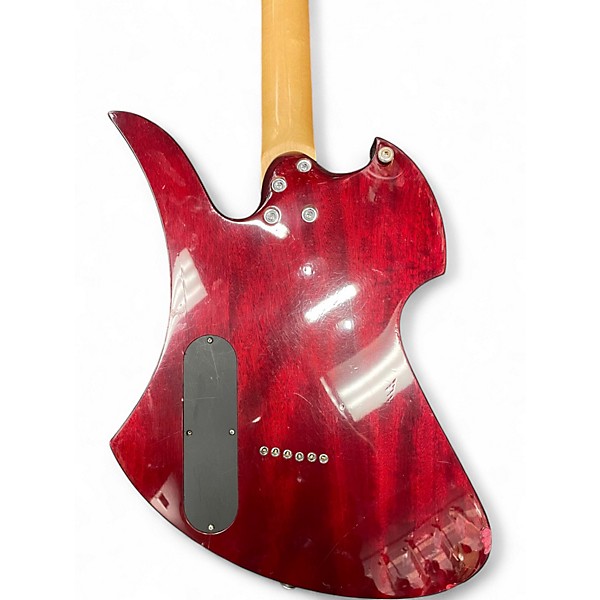 Used B.C. Rich Masterpiece Mockingbird Dragon's Blood Red Solid Body Electric Guitar