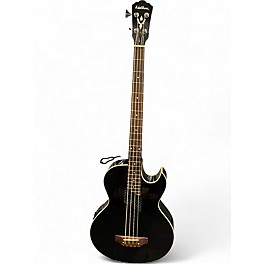 Used Washburn AB10 Black Acoustic Bass Guitar