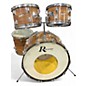 Vintage 1970s Rogers 4 Piece Londoner Koa Natural Drum Kit thumbnail