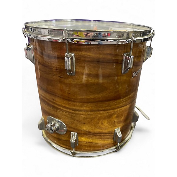 Vintage 1970s Rogers 4 Piece Londoner Koa Natural Drum Kit