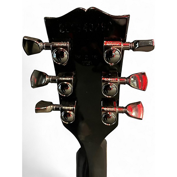 Used Gibson Les Paul Studio Trans Black Solid Body Electric Guitar