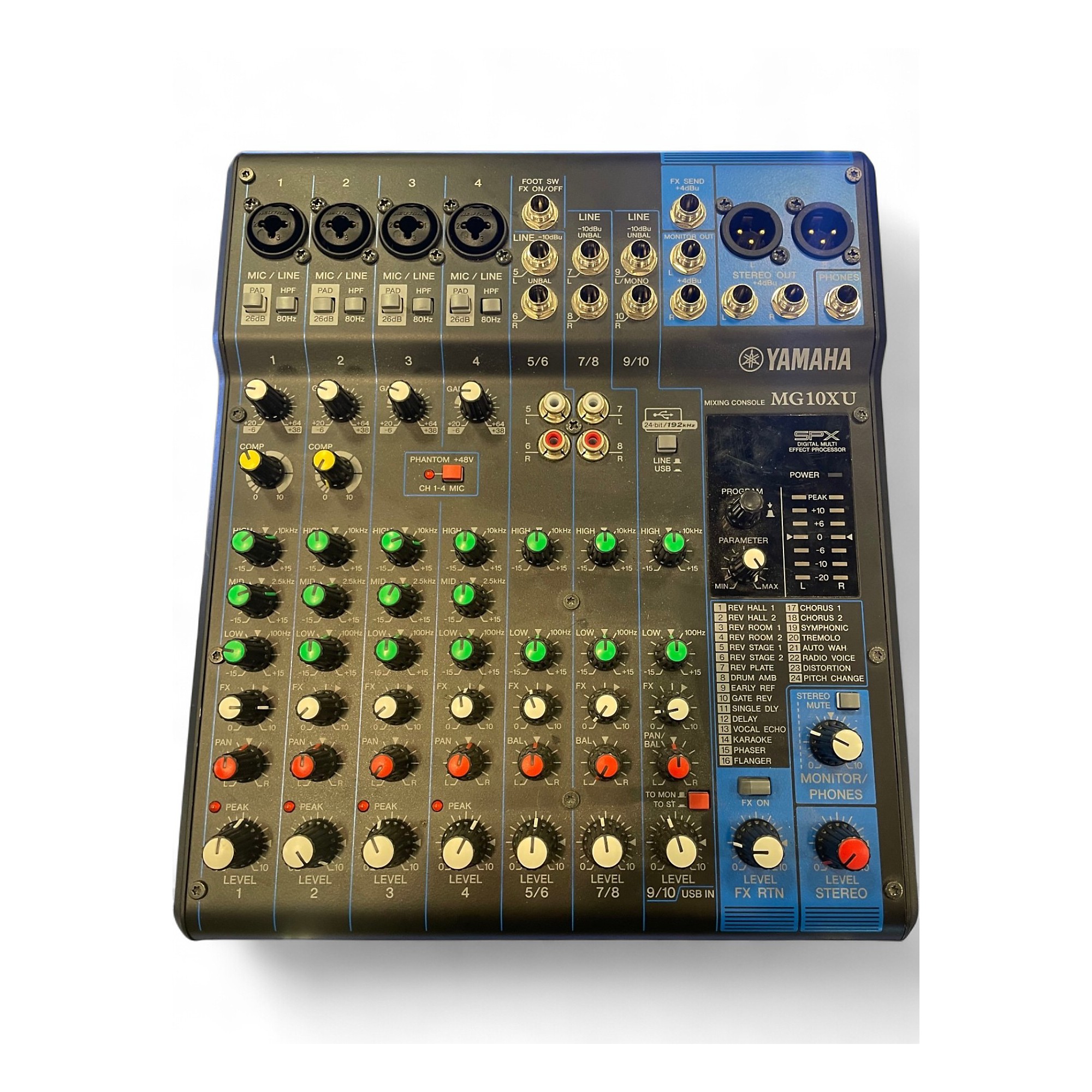YAMAHA ( ヤマハ ) / MG10XU Used Yamaha MG10XU 10 Channel Mixer with Effects Unpowered