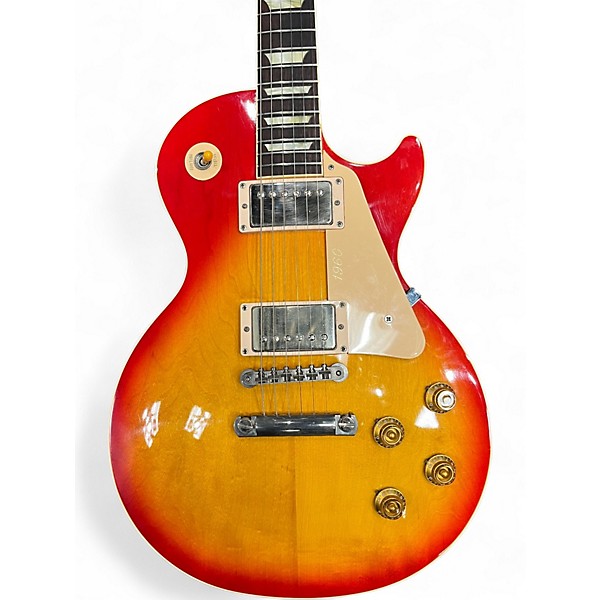 Vintage 1998 Gibson Les Paul Classic Cherry Sunburst Solid Body Electric Guitar