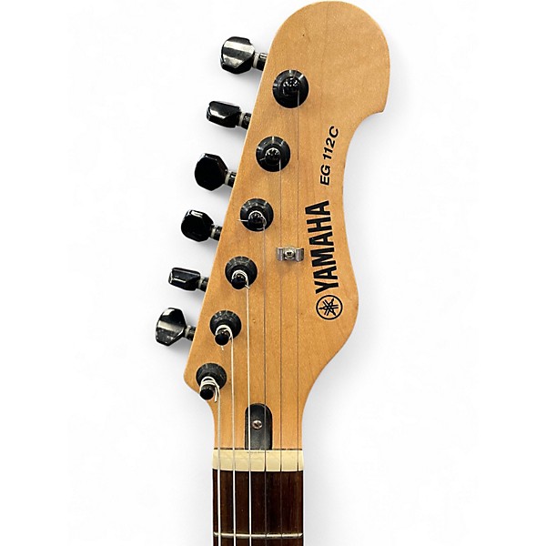 Used Yamaha EG112C Black Solid Body Electric Guitar Black | Guitar