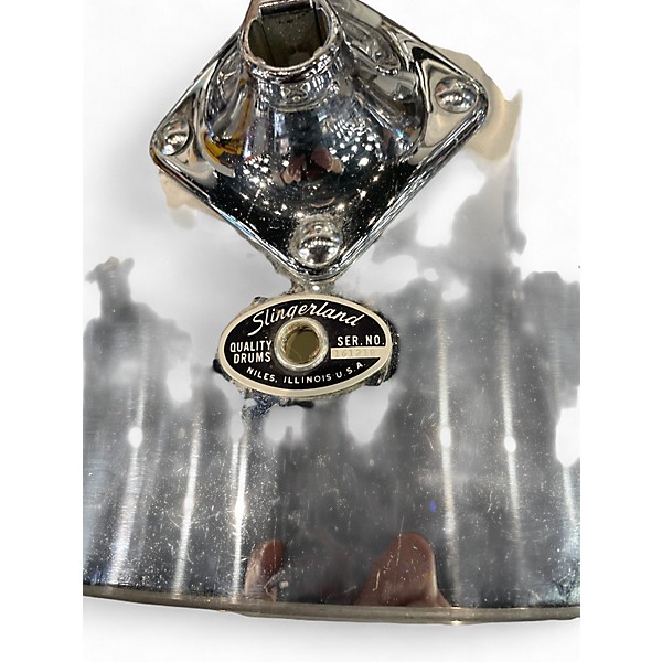 Vintage 1970s Slingerland 3 Piece COW KIT Chrome Drum Kit