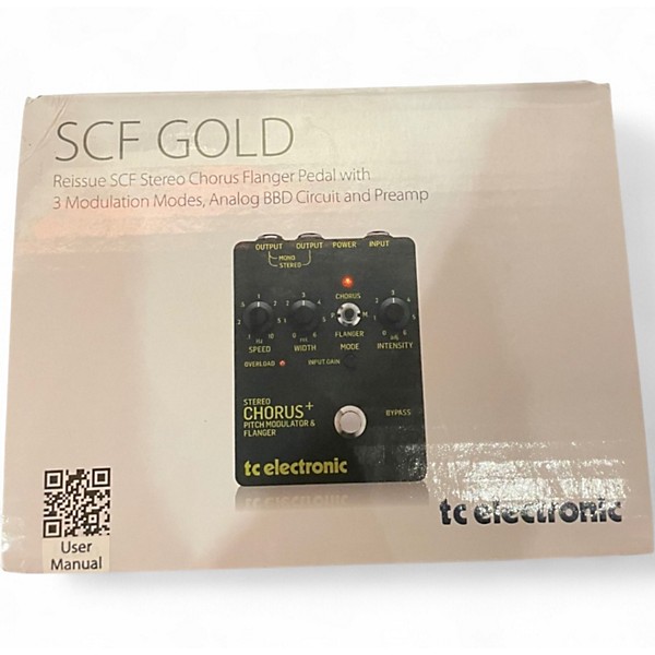 Used TC Electronic SCF Chorus Flanger Effect Pedal