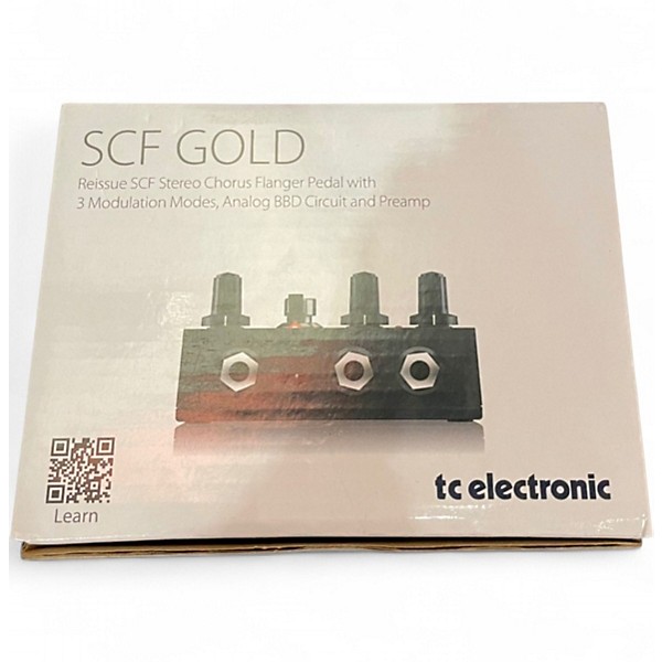 Used TC Electronic SCF Chorus Flanger Effect Pedal