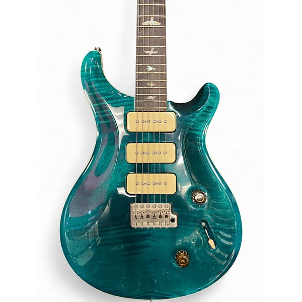 Used PRS Custom 22 Soapbar Turquoise Solid Body Electric Guitar