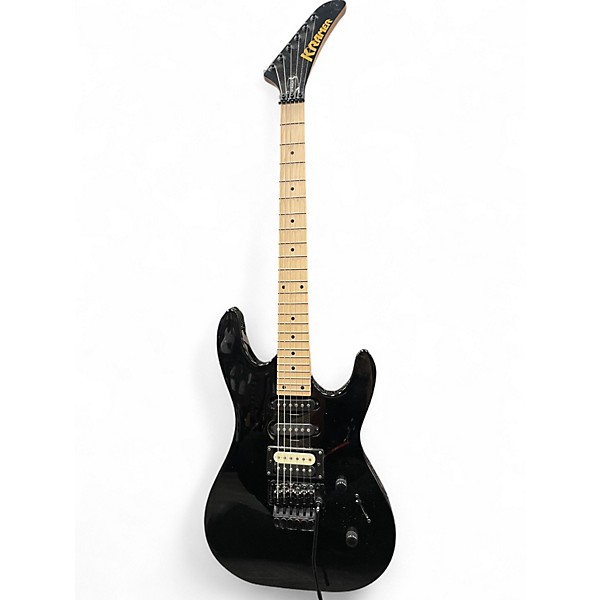 ギター KRAMER STRIKER211 Trans Black DISC Kramer Striker Custom 211Electric Guitar, Trans Black