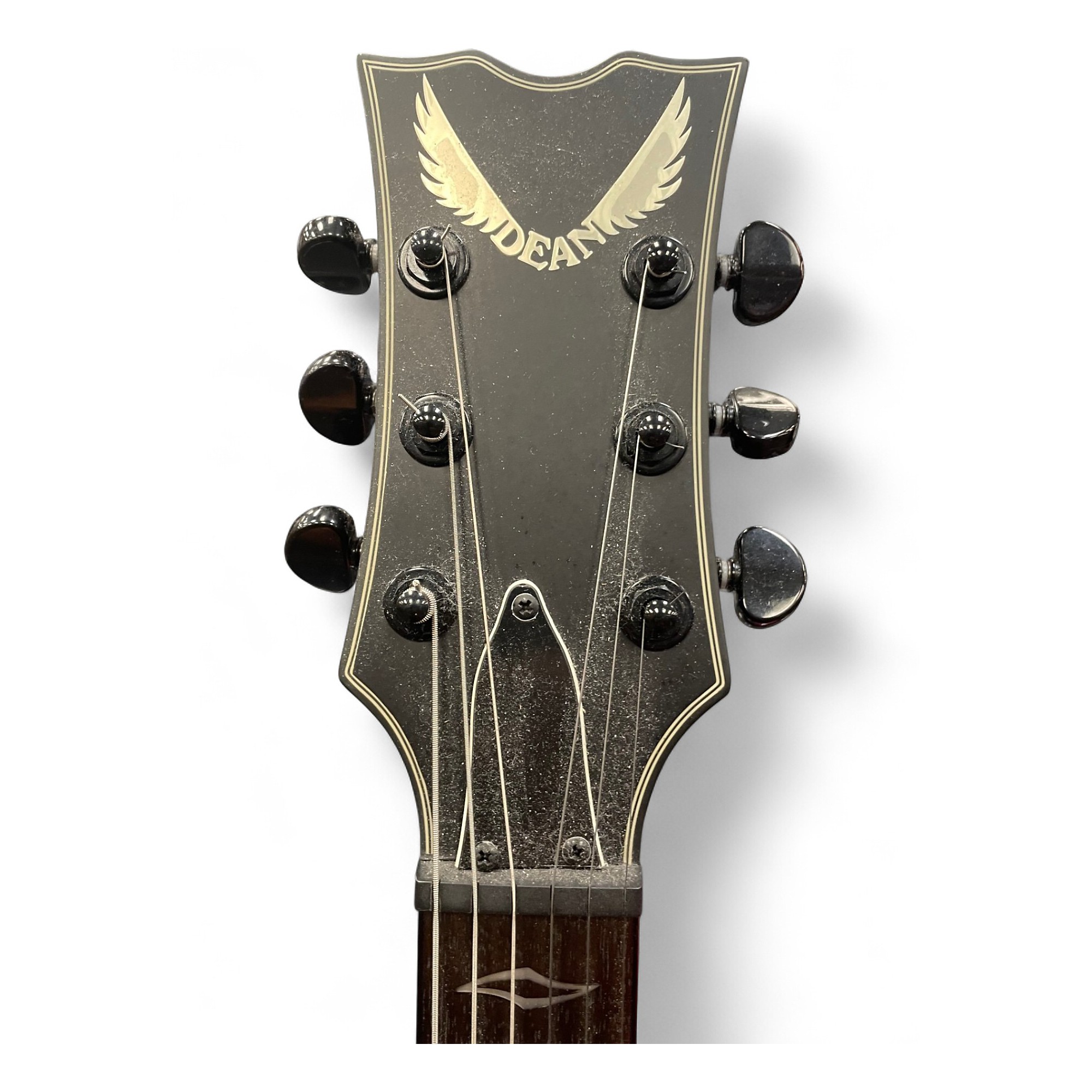Used Dean Dean Thoroughbred Select Fluence Black Solid Body