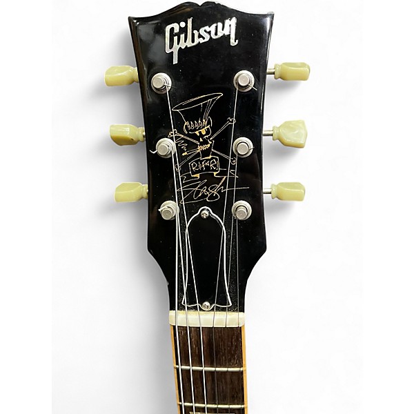 Used Gibson Slash Signature Custom Les Paul Gold Solid Body Electric Guitar