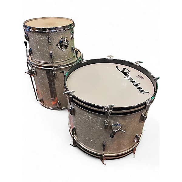Used Slingerland 3 Piece SHELL PACK PEARL Drum Kit
