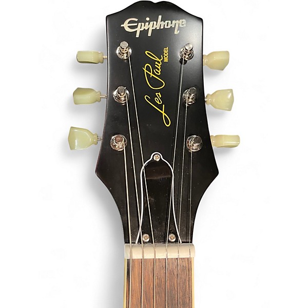 Used Epiphone Limited Edition Les Paul Traditional Pro-II 2 Tone Sunburst Solid Body Electric Guitar