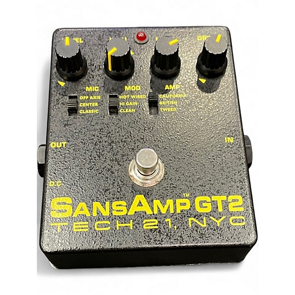 SANSAMP GT2 TECH 21 ギターエフェクター TECH 21 SANSAMP GT2 Black NYC - Analog Effector for Electric