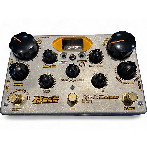 ベース Markbass Mark Vintage Pre Used Markbass MARK VINTAGE PRE Bass Effect Pedal | Guitar Center