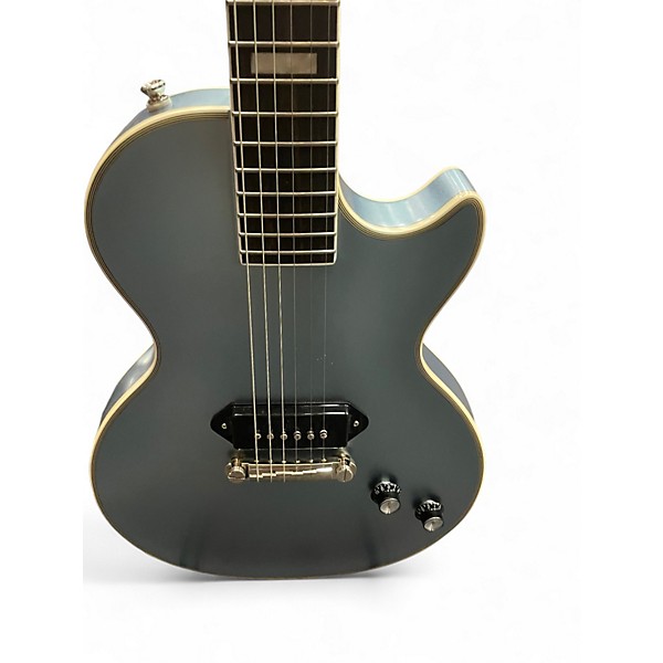 Used Epiphone Jared James Nichols "Blues Power" Les Paul Custom Ice Blue Metallic Solid Body Electric Guitar