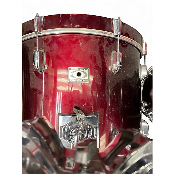Used Premier 5 Piece CABRIA 5-PIECE RED Drum Kit