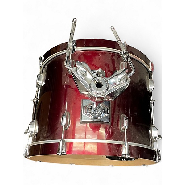 Used Premier 5 Piece CABRIA 5-PIECE RED Drum Kit