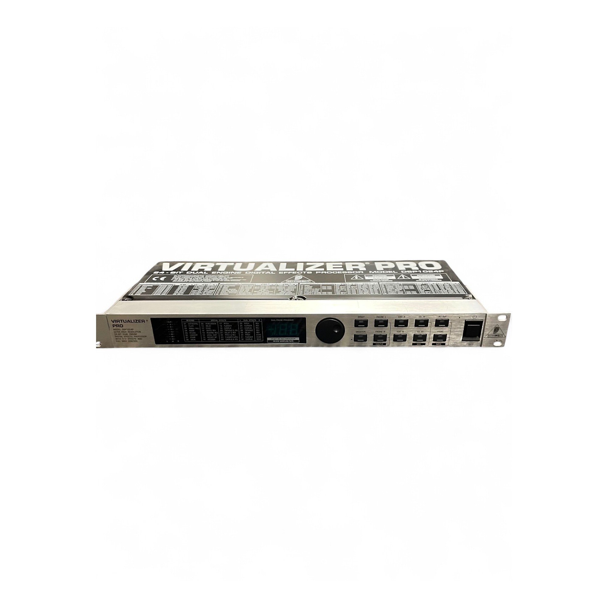 【動作品】BEHRINGER マルチエフェクター　DSP2024P プロセッサー Behringer Virtualizer Pro DSP2024P Effects Processor 2002
