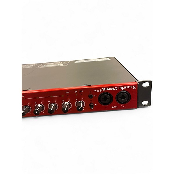 Used Focusrite Clarett 8Pre Thunderbolt Audio Interface