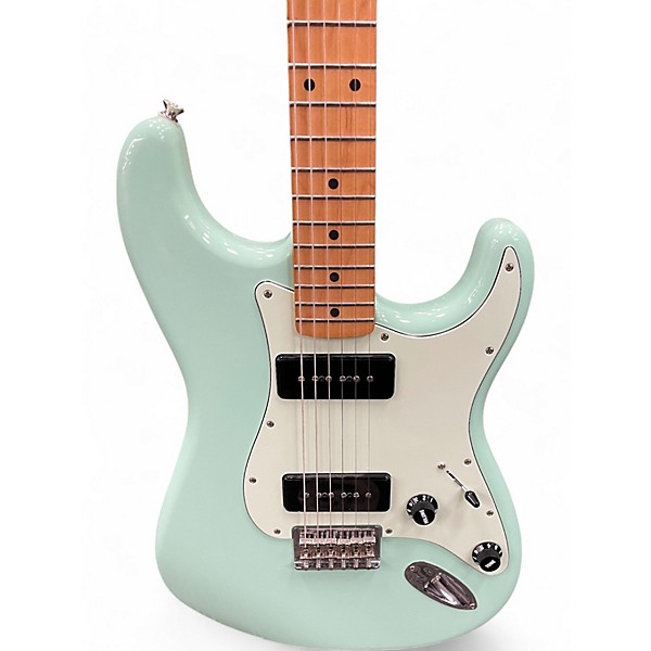 Used Fender NOVENTA STRATOCASTER Surf Green Solid Body Electric Guitar