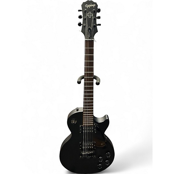 Used Epiphone Gothic Les Paul Studio Matte Black Solid Body