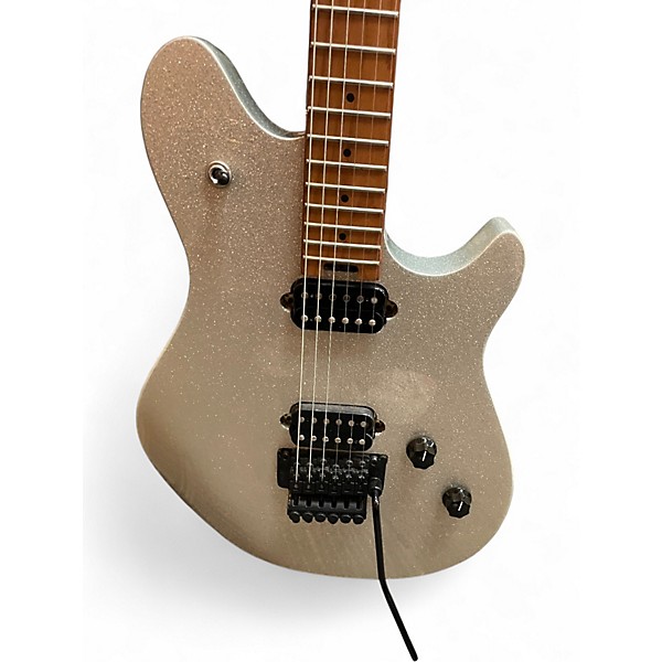 Used EVH Wolfgang Standard Silver Sparkle Solid Body