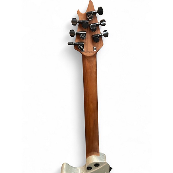 Used EVH Wolfgang Standard Silver Sparkle Solid Body Electric Guitar