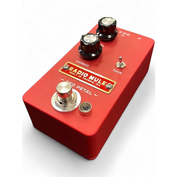 Used Radio Mule Red Petal Effect Pedal