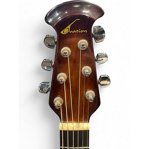 Used Ovation 1111 Balladeer Vintage Sunburst Acoustic Guitar