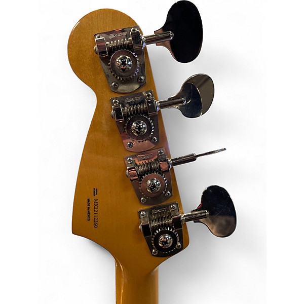 Used Fender Vintera 60s Mustang Bass Fiesta Red Electric Bass Guitar