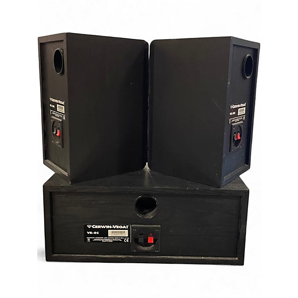 Used Cerwin-Vega VE-5M BOOKSHELF SPEAKERS Multi-Media Speaker